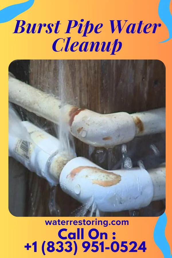Burst Pipe Water Cleanup in North York, PA